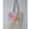 Budget Calico Tote Bag Thumbnail